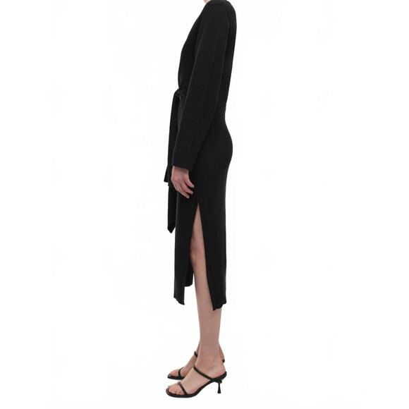 NEW SIMKHAI skyla midi dress in black